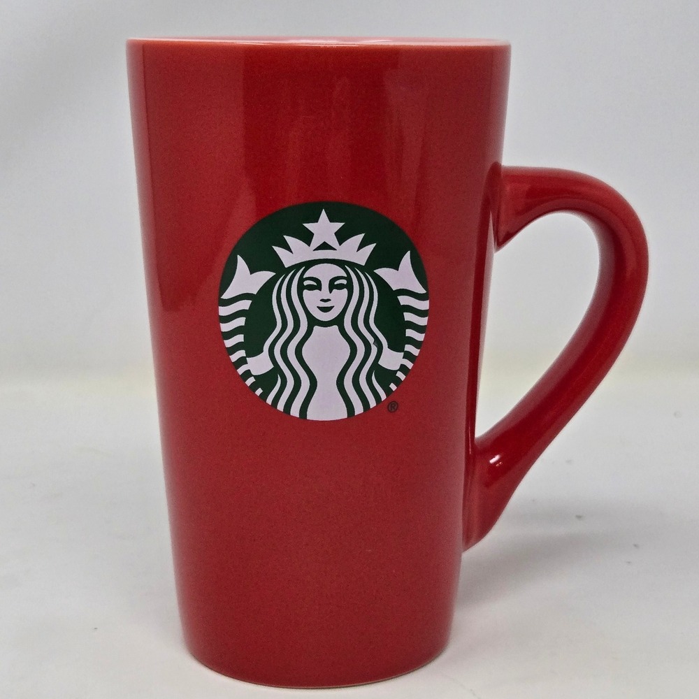 Starbucks Red Siren Coffee Mug 16oz Pink Interior Ceramic Cup 2024 Holiday HOL24